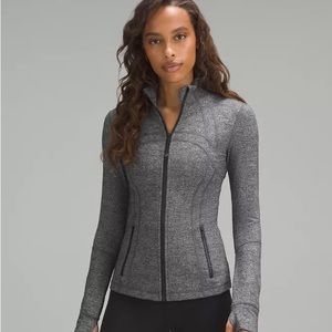Heathered grey define jacket